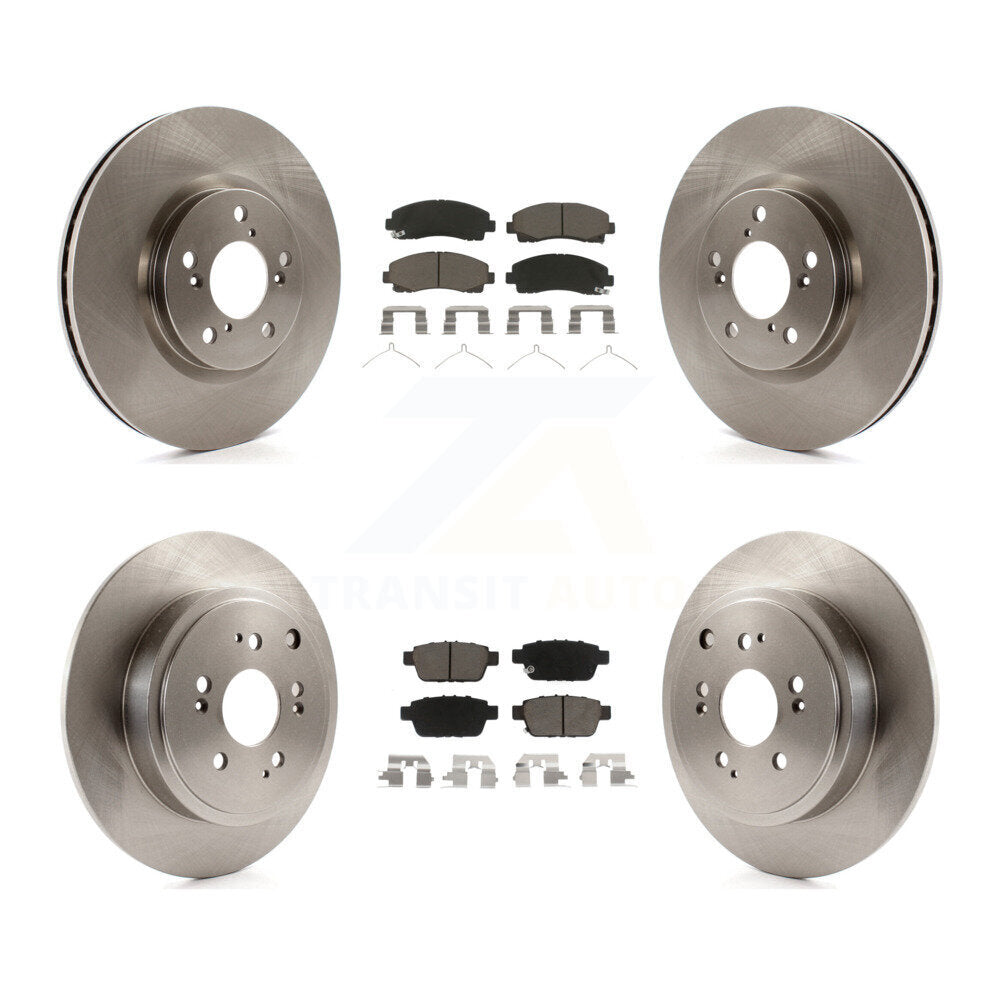 [Front+Rear] 2006-2014 Honda Ridgeline Premium OE Brake Kit & Ceramic Pads For Max Braking