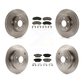 [Front+Rear] 2006-2014 Honda Ridgeline Premium OE Brake Rotors & Ceramic Pads Kit For Max Braking