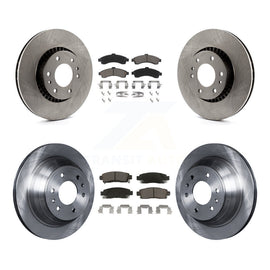 Front Rear Brake Rotor & Ceramic Pad Kit For Chevrolet Trailblazer GMC EXT Envoy