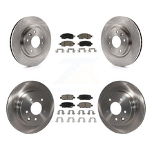Charger l'image dans la galerie, Front Rear Disc Brake Rotors And Ceramic Pads Kit For Nissan LEAF