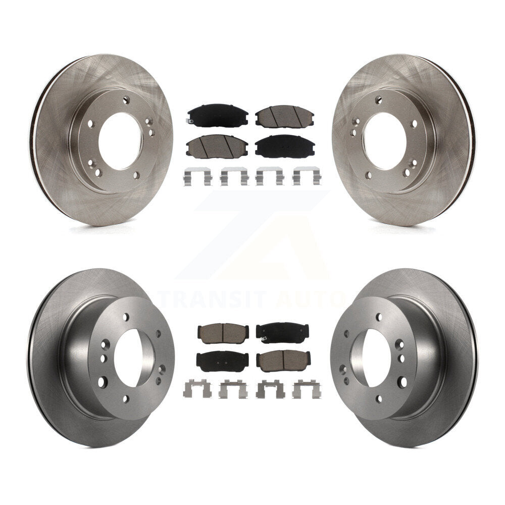 [Front+Rear] 2003-2006 Kia Sorento Premium OE Brake Kit & Ceramic Pads For Max Braking