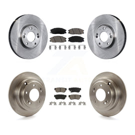 [Front+Rear] 2004-2006 Kia Amanti Premium OE Brake Rotors & Ceramic Pads Kit For Max Braking