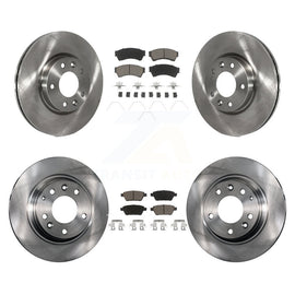 Front Rear Brake Rotor Ceramic Pad Kit For Ford Fusion Mazda 6 Lincoln MKZ Milan