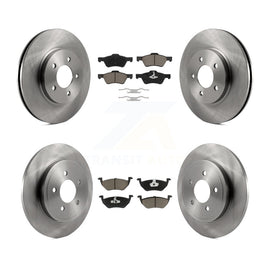 Front Rear Disc Brake Rotors And Ceramic Pad Kit For Ford Escape Mercury Mariner