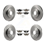 Front Rear Disc Brake Rotors And Ceramic Pad Kit For Ford Escape Mercury Mariner