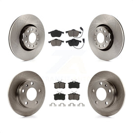 Front Rear Disc Brake Rotors And Ceramic Pads Kit For 2002 Audi S4