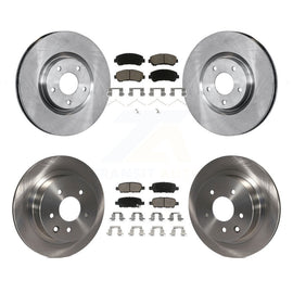 [Front+Rear] 2014-2017 Nissan Juke Nismo RS Premium OE Brake Rotors & Ceramic Pads Kit For Max Braking