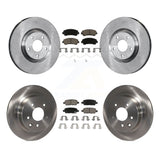 [Front+Rear] 2014-2017 Nissan Juke Nismo RS Premium OE Brake Rotors & Ceramic Pads Kit For Max Braking