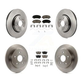 [Front+Rear] 2010-2013 Suzuki Kizashi Premium OE Brake Rotors & Ceramic Pads Kit For Max Braking