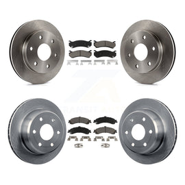 Front Rear Brake Rotor Ceramic Pad Kit For Chevrolet Silverado 1500 GMC Tahoe XL