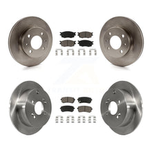 Charger l'image dans la galerie, [Front+Rear] 2006 Hyundai Accent Hatchback Premium OE Brake Rotors &amp; Ceramic Pads Kit For Max Braking