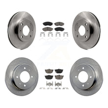 Load image into Gallery viewer, Front Rear Disc Brake Rotors And Ceramic Pads Kit For Hyundai Elantra Tiburon