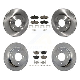 Front Rear Disc Brake Rotor Ceramic Pad Kit For Hyundai Elantra rear brakes