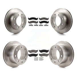 [Front+Rear] 2001-2002 Dodge Ram 2500 3500 Premium OE Brake Rotors & Ceramic Pads Kit For Max Braking