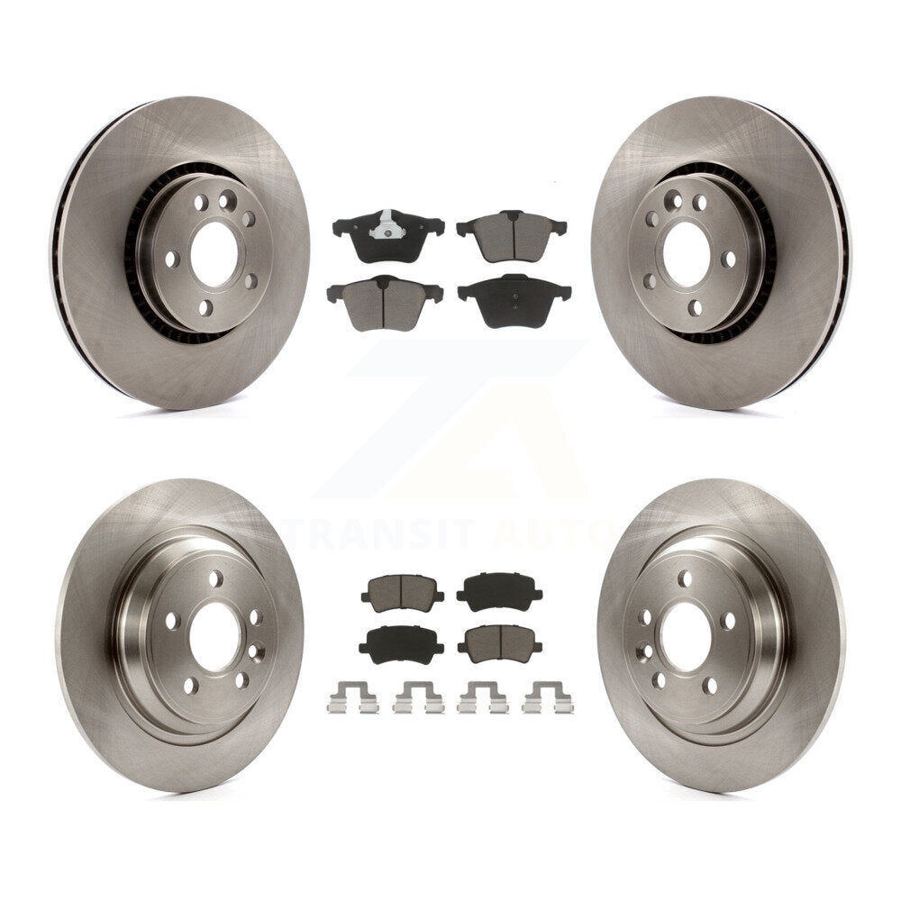Kit de plaquettes de frein à disque avant et arrière, Rotors en céramique, pour Volvo S60 V60 Cross Country V70 