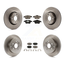 [Front+Rear] 2008-2011 Land Rover LR2 Premium OE Brake Rotors & Ceramic Pads Kit For Max Braking