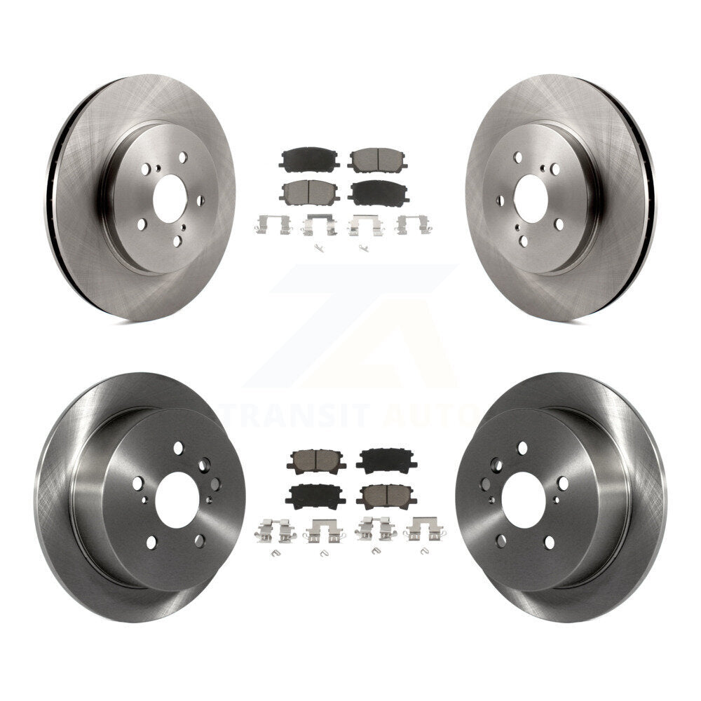 Kit de rotor de frein avant et arrière et plaquettes en céramique, pour Lexus Toyota Highlander RX350 RX330 