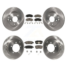 Charger l'image dans la galerie, Kit de rotors de frein à disque avant et arrière et plaquettes en céramique pour Mitsubishi Lancer 