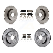 Load image into Gallery viewer, Front Rear Disc Brake Rotors And Ceramic Pads Kit For Kia Rio Hyundai Accent