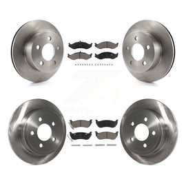 Rotor de frein avant arrière et Kit de plaquettes en céramique pour freins arrière à disque Jeep Wrangler TJ 