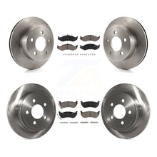 Load image into Gallery viewer, Front Rear Brake Rotor And Ceramic Pad Kit For Jeep Wrangler TJ Disc rear brakes