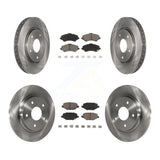 Front Rear Brake Rotor & Ceramic Pad Kit For Dodge Grand Caravan Chrysler Town