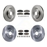 Front Rear Brake Rotors Ceramic Pad Kit For Dodge Grand Caravan Journey Chrysler