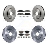 Front Rear Brake Rotors Ceramic Pad Kit For Dodge Grand Caravan Journey Chrysler
