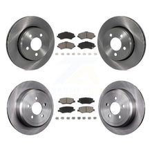 Charger l'image dans la galerie, Front Rear Disc Brake Rotors And Ceramic Pads Kit For Jeep Liberty Dodge Nitro