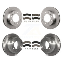 Charger l'image dans la galerie, Front Rear Brake Rotor And Ceramic Pad Kit For Chevrolet Express 4500 GMC Savana