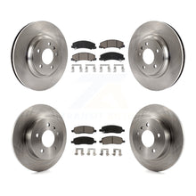 Charger l&#39;image dans la galerie, Front Rear Brake Rotors Ceramic Pad Kit For 2006-2011 Buick Lucerne Cadillac DTS