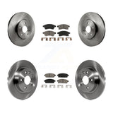 [Front+Rear] 2013-2014 Chevrolet Sonic RS Premium OE Brake Rotors & Ceramic Pads Kit For Max Braking