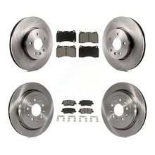 Load image into Gallery viewer, Front Rear Disc Brake Rotors And Ceramic Pads Kit For Cadillac ATS
