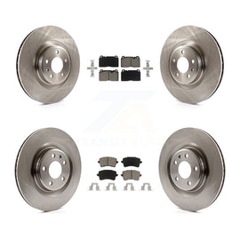 Front Rear Disc Brake Rotors And Ceramic Pads Kit For Audi Q5
