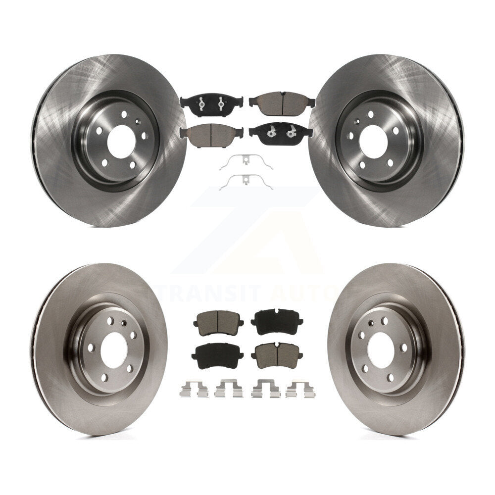 Front Rear Disc Brake Rotors And Ceramic Pads Kit For Audi A6 Quattro A7