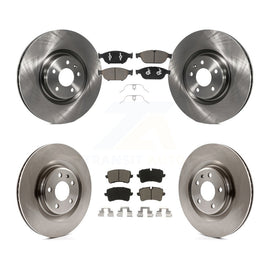 Front Rear Disc Brake Rotors And Ceramic Pads Kit For Audi A6 Quattro A7