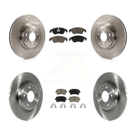 Front Rear Brake Rotor And Ceramic Pad Kit For Audi Q5 With 345mm Diameter