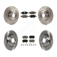 Charger l'image dans la galerie, Front Rear Brake Rotors Ceramic Pad Kit For 13 Audi A6 With 345mm Diameter Rotor
