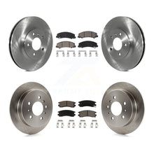 Charger l'image dans la galerie, Front Rear Disc Brake Rotor And Ceramic Pad Kit For Chevrolet Impala Monte Carlo