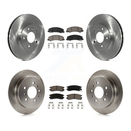 Front Rear Disc Brake Rotor And Ceramic Pad Kit For Chevrolet Impala Monte Carlo