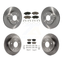 Load image into Gallery viewer, Front Rear Disc Brake Rotors And Ceramic Pads Kit For Honda Civic Acura RSX