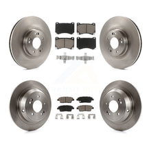 Load image into Gallery viewer, Front Rear Disc Brake Rotors And Ceramic Pads Kit For Hyundai Genesis