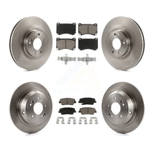 Load image into Gallery viewer, Front Rear Disc Brake Rotors And Ceramic Pads Kit For Hyundai Genesis 4.6L