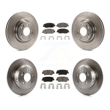 Load image into Gallery viewer, Front Rear Disc Brake Rotors And Ceramic Pads Kit For Hyundai Genesis 3.8L