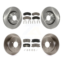 Charger l'image dans la galerie, Front Rear Disc Brake Rotors And Ceramic Pads Kit For Mitsubishi Lancer