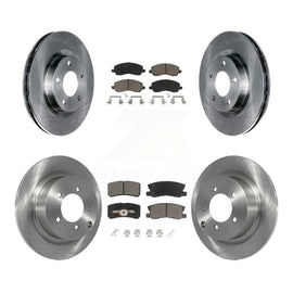 Front Rear Brake Rotor & Ceramic Pad Kit For Jeep Patriot Compass Chrysler Dodge