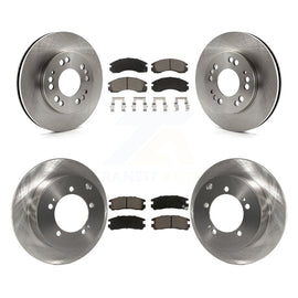 [Front+Rear] 1998 Eagle Talon AWD Premium OE Brake Rotors & Ceramic Pads Kit For Max Braking