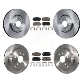 Front Rear Disc Brake Rotors & Ceramic Pad Kit For Chevrolet Equinox GMC Terrain