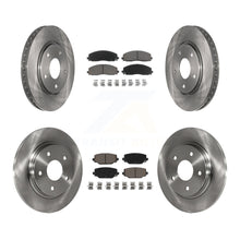 Charger l'image dans la galerie, Front Rear Disc Brake Rotors And Ceramic Pads Kit For Dodge Grand Caravan