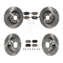 Charger l'image dans la galerie, [Front+Rear] 2008 Audi A3 Quattro Premium OE Brake Rotors &amp; Ceramic Pads Kit For Max Braking